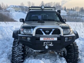 2000 Nissan Patrol V (Y61), зелёный, 3450000 рублей, вид 1