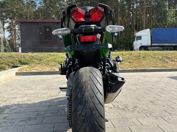 2020 Kawasaki Ninja H2 SX, зелёный, 1200000 рублей - вид 9