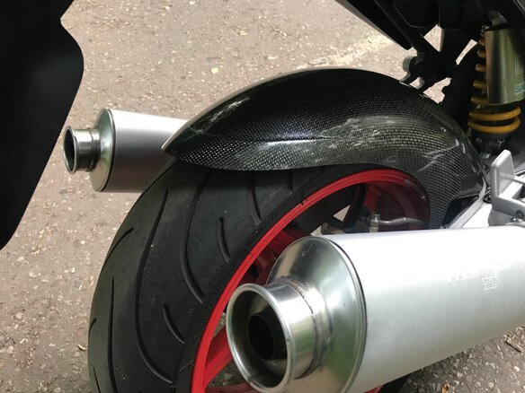 2001 Ducati Monster S4, серый - вид 6