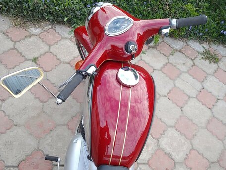 1973 Jawa 350/360, красный, 600000 рублей, вид 3