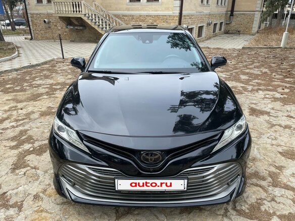 2018 Toyota Camry VIII (XV70), чёрный, 2720000 рублей - вид 6