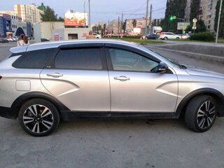2021 Lada (ВАЗ) Vesta SW Cross I, серебристый, 1800000 рублей, вид 5