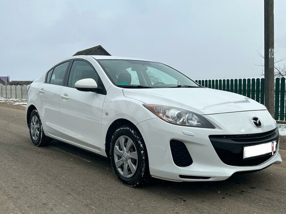 2012 Mazda 3 II (BL) Рестайлинг, белый, 760000 рублей - вид 1