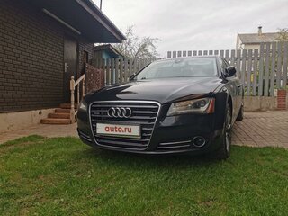 2012 Audi A8 Long III (D4), чёрный, 1605000 рублей, вид 2