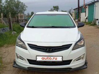 2015 Hyundai Solaris I Рестайлинг, белый, 1100000 рублей, вид 3