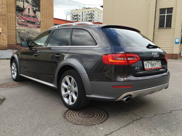 2014 Audi A4 allroad IV (B8) Рестайлинг, чёрный - вид 2