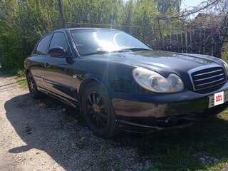 2005 Hyundai Sonata ТагАЗ IV (EF) Рестайлинг, чёрный, 400000 рублей, вид 2