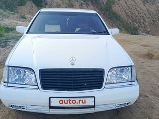 1992 Mercedes-Benz S-Класс 300 III (W140), синий, 500000 рублей, вид 2