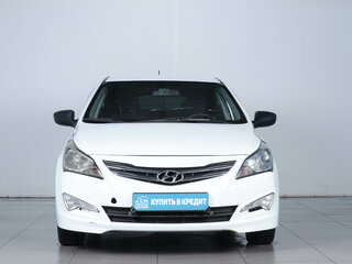 2014 Hyundai Solaris I Рестайлинг, белый, 970000 рублей, вид 2