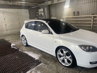 2008 Mazda 3 I (BK) Рестайлинг, белый, 750000 рублей, вид 4