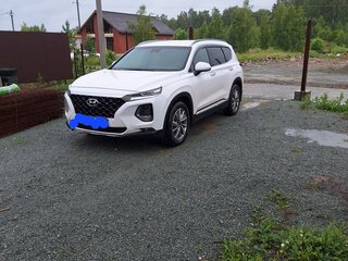 2019 Hyundai Santa Fe IV, белый, 3100000 рублей, вид 1