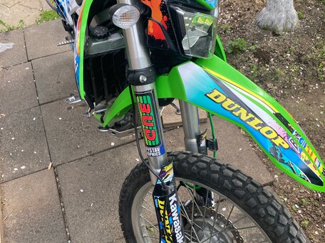 2013 Kawasaki KLX 250, зелёный, 400000 рублей, вид 4