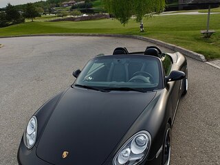 2009 Porsche Boxster II (987) Рестайлинг 2, чёрный, 3900000 рублей, вид 4