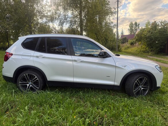 2015 BMW X3 30d xDrive II (F25) Рестайлинг, белый - вид 7