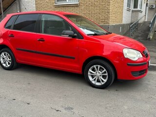 2008 Volkswagen Polo IV Рестайлинг, красный, 630000 рублей, вид 4