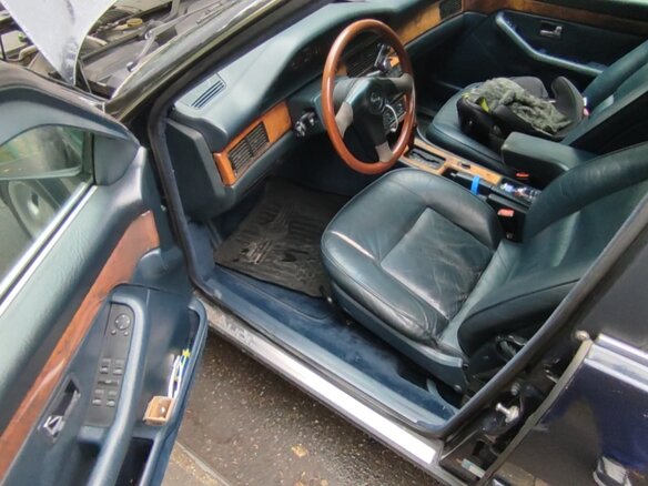 1989 Audi V8, синий, 500000 рублей - вид 4