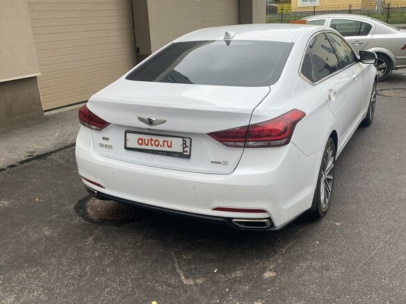2015 Hyundai Genesis II, белый, 2400000 рублей - вид 4