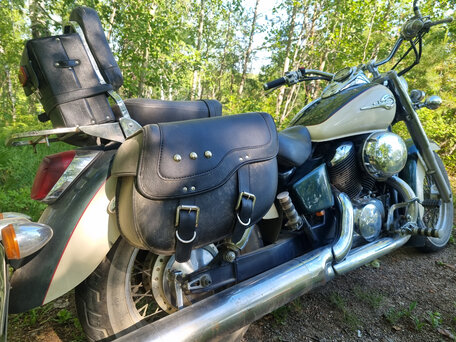 1997 Honda Shadow 400, бежевый, 230000 рублей, вид 3