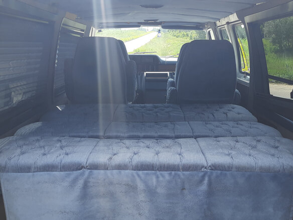 1992 Dodge Caravan II, голубой, 2500000 рублей - вид 16