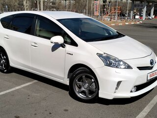 2013 Toyota Prius Alpha I (ZVW40/41), белый, 1250000 рублей, вид 1