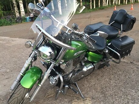 2006 Honda VTX 1300, зелёный, 800000 рублей, вид 4