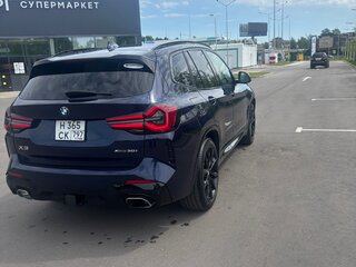 2022 BMW X3 30i xDrive III (G01) Рестайлинг, синий, 4890000 рублей, вид 4