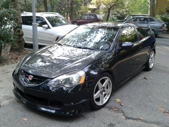 2002 Acura RSX I, чёрный