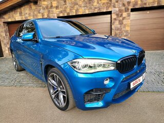 2015 BMW X6 M II (F86), голубой, 5000000 рублей, вид 3