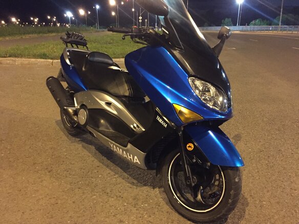 2002 Yamaha TMAX, синий - вид 1