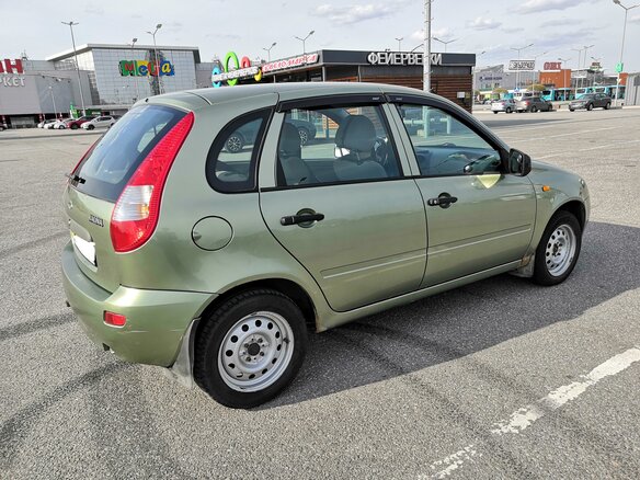 2009 Lada (ВАЗ) Kalina I, зелёный, 360000 рублей - вид 1