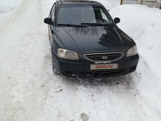 2010 Hyundai Accent ТагАЗ II, чёрный, 605000 рублей, вид 2
