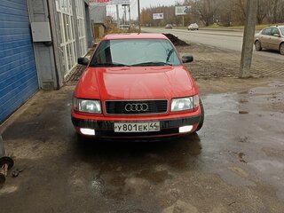 1993 Audi 100 IV (C4), красный, 280000 рублей, вид 1