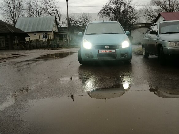 2009 Suzuki Splash I, голубой - вид 2