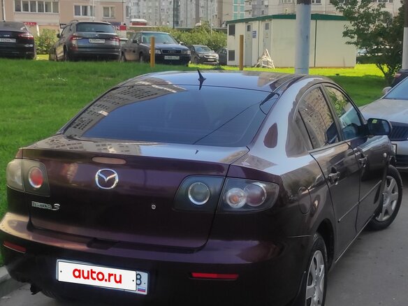 2007 Mazda 3 I (BK) Рестайлинг, красный, 430000 рублей - вид 1