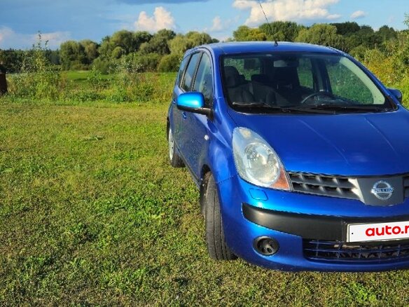 2007 Nissan Note I, синий, 469000 рублей - вид 1