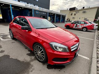2014 Mercedes-Benz A-Класс 180 III (W176), красный, 2200000 рублей, вид 3