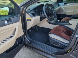 2015 Hyundai Sonata VII (LF), коричневый, 1250000 рублей, вид 4
