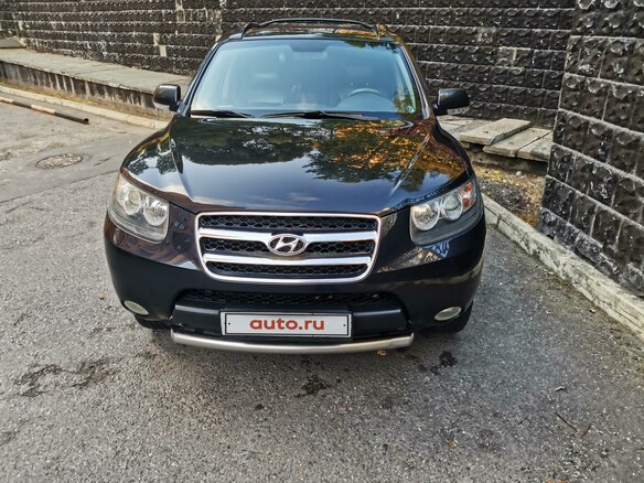 2008 Hyundai Santa Fe II, чёрный, 1650000 рублей - вид 1
