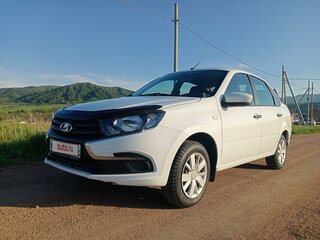 2020 Lada (ВАЗ) Granta I Рестайлинг, белый, 650000 рублей, вид 3