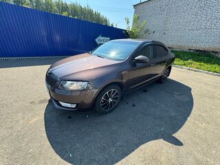 2014 Skoda Octavia III (A7), коричневый, 1200000 рублей, вид 1