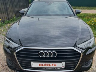 2020 Audi A6 40 TFSI V (C8), чёрный, 3200000 рублей, вид 3