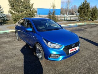 2017 Hyundai Solaris II, синий, 1200000 рублей, вид 4