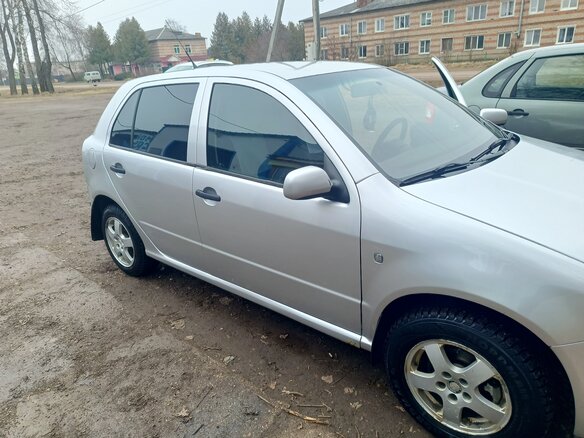 2002 Skoda Fabia I, серебристый, 320000 рублей - вид 5