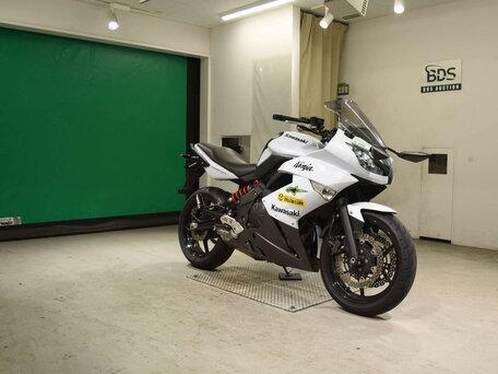 2010 Kawasaki ER-6F (Ninja 650R), белый, 475000 рублей, вид 3