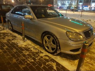 2003 Mercedes-Benz S-Класс AMG 55 AMG Long I (W220) Рестайлинг, серебристый, 999999 рублей, вид 3