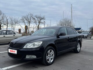 2011 Skoda Octavia II (A5) Рестайлинг, чёрный, 1050000 рублей, вид 1