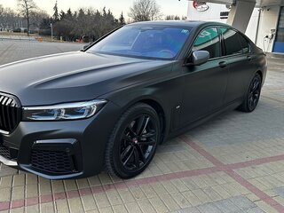 2021 BMW 7 серии 730d VI (G11/G12) Рестайлинг, чёрный, 4700000 рублей, вид 1