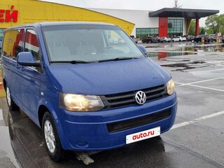 2010 Volkswagen Transporter T5 Рестайлинг, синий, 1350000 рублей, вид 3