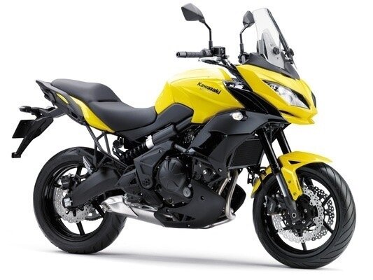 2015 Kawasaki Versys 650, жёлтый, 750000 рублей