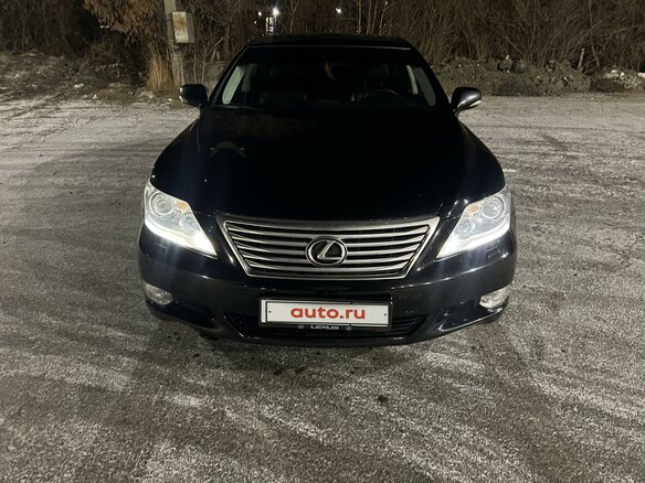2010 Lexus LS 460 IV Рестайлинг, чёрный - вид 1